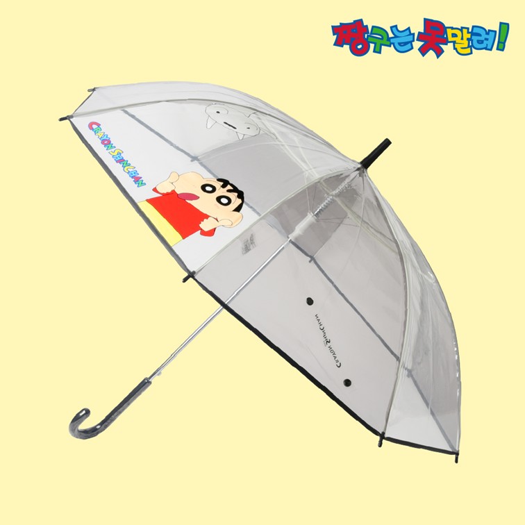 짱구 투명 장우산 60cm 캐릭터 우산선물 장마대비 - 상세 이미지 2