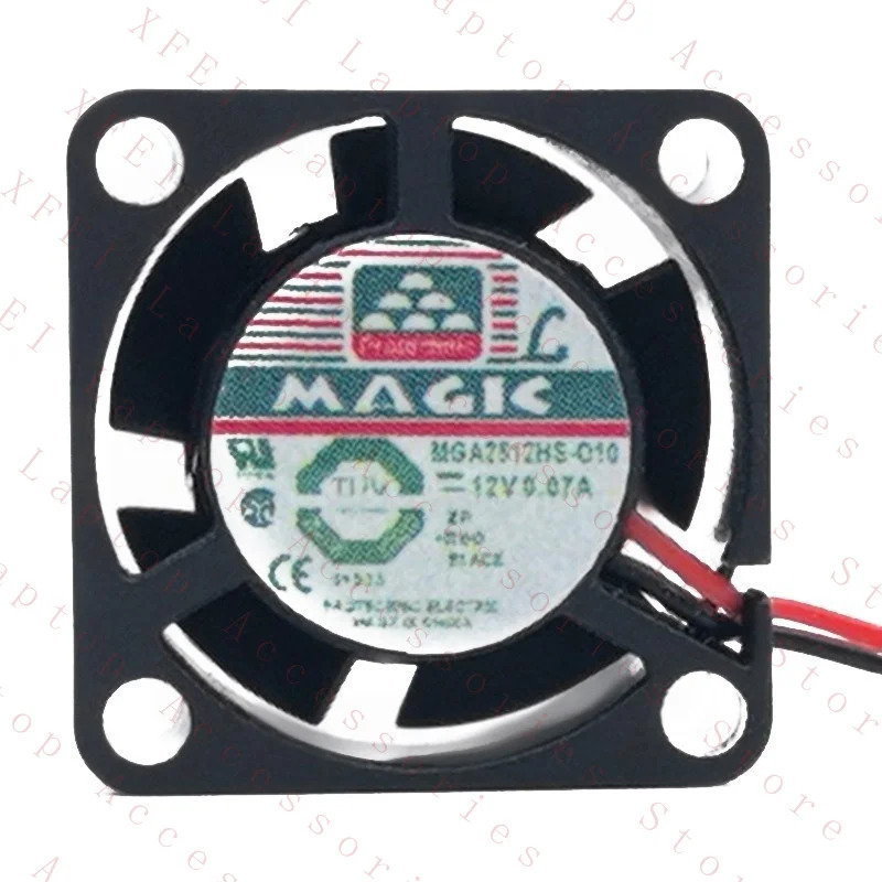 C Yongli MGA2512HS-O10 2510 12v 0.07A 2.5CM 저소음 팬 xpi