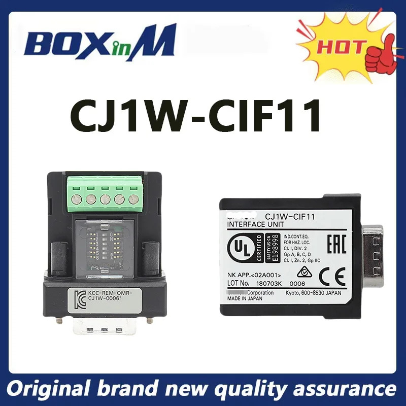 원본 CJ1W-CIF11 PLC 모듈 통신 어댑터
