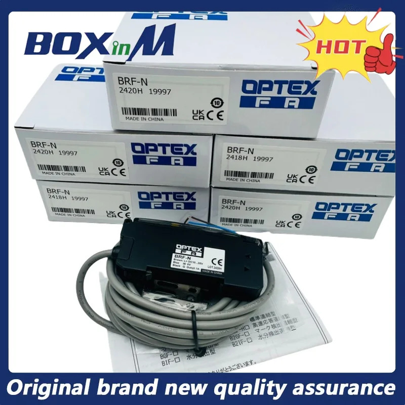 원본 OPTEX BRF-N CDD-11N-IR NF-DB01 광전스위치 증폭기 광섬유센서
