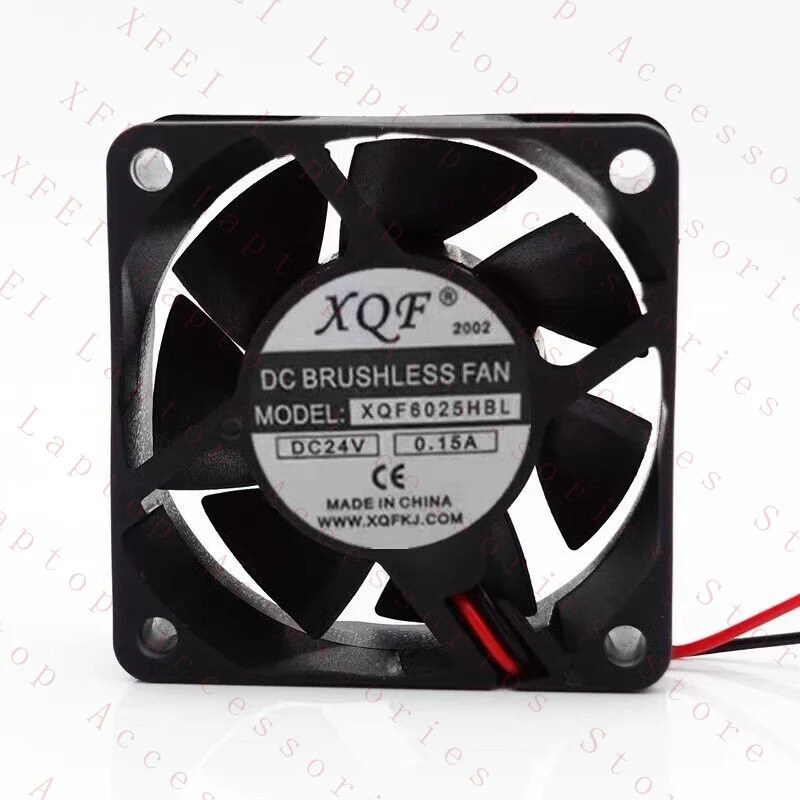 XQF XQFDC6025HBL DC24V 0.15A 2선식 무소음 냉각팬  A613