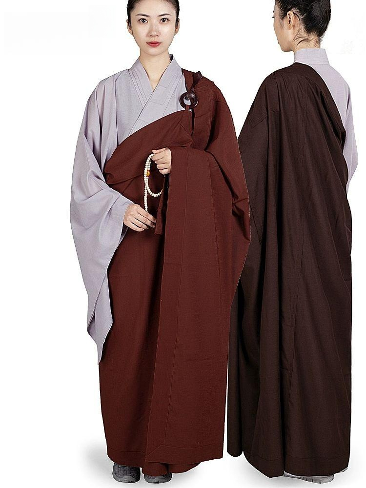 스님 법복 승려복 불교 템플스테이 의상 사찰복 A 승복 오가르바라 망토 로즈우드 35 150cm - 상품 이미지