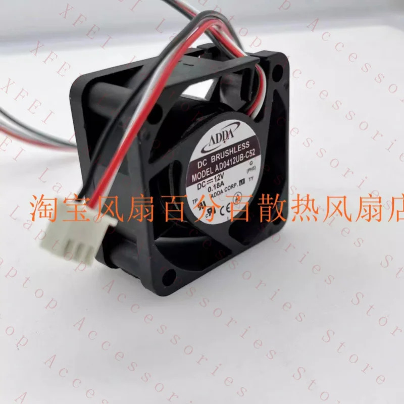 C AD0412UB-C52 4020 DC12V 0.18A 4CM 3핀 냉각팬