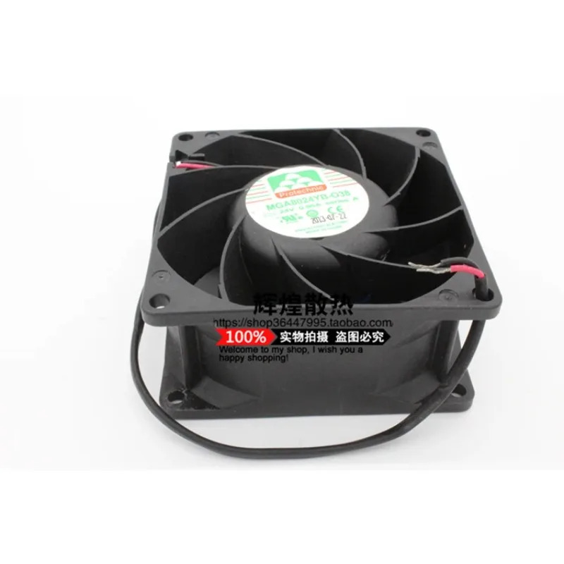 JFG 프로테크닉 MGA8024YB-03 24V 0.90A 8CM 8038 주파수 변환기 냉각팬