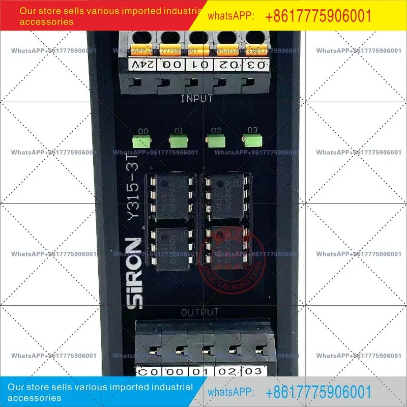 4비트 DC 솔리드 스테이트 릴레이 모듈 Y315-3T Y315-3WT DC24V 1A