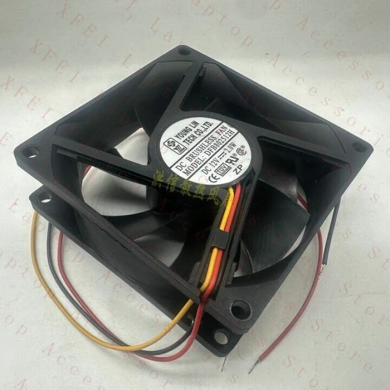 C YOUNG LIN 팬DFB802512H DC12V 2.0W 80x25MM 3선 냉각팬