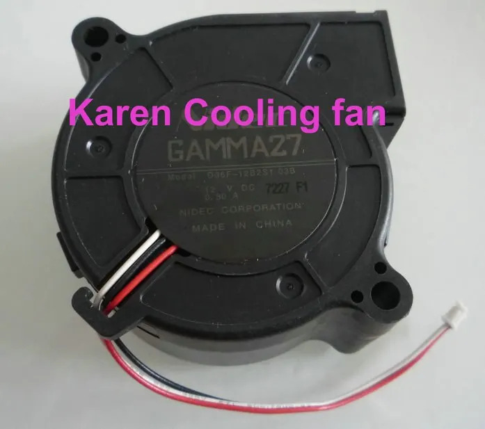D06F-12B2S1 03B 6030 12V 0.3A 60x60x30MM 프로젝터 터보팬