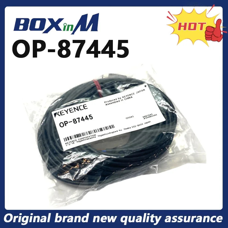 KEYENCE OP-87445 모니터 전원 코드 10m 4핀 M8