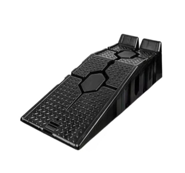 차량 고임목 받침목 바퀴 고무 타이어 주차 자동차 안전 톱니 모양 스토퍼 평탄화 - 상품 이미지