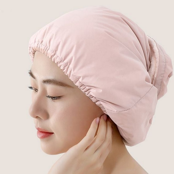 여성 극세사 헤어 캡 목욕 극세사 드라이 캡 머리 욕실 - 상품 이미지