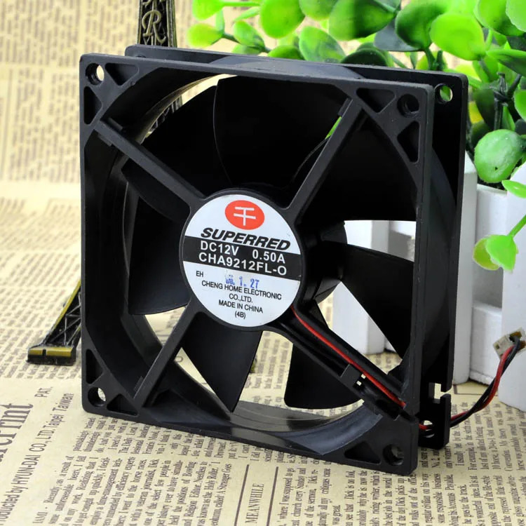Superred CHA9212FL-OE 12V 0.50A 3선 9025냉각팬