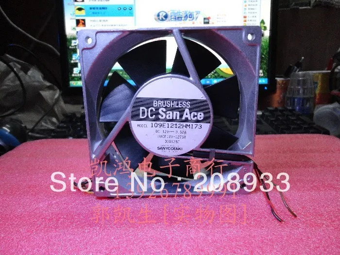 109E1212HM173 12V 0.52A 12CM 12038 3선팬