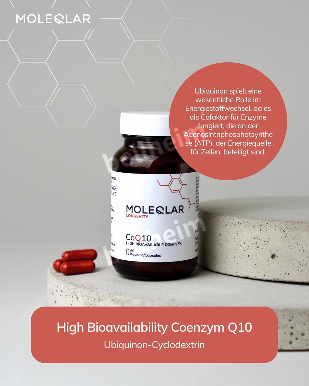 몰레클라 코엔자임Q10 100mg 60캡슐 - 상세 이미지 3