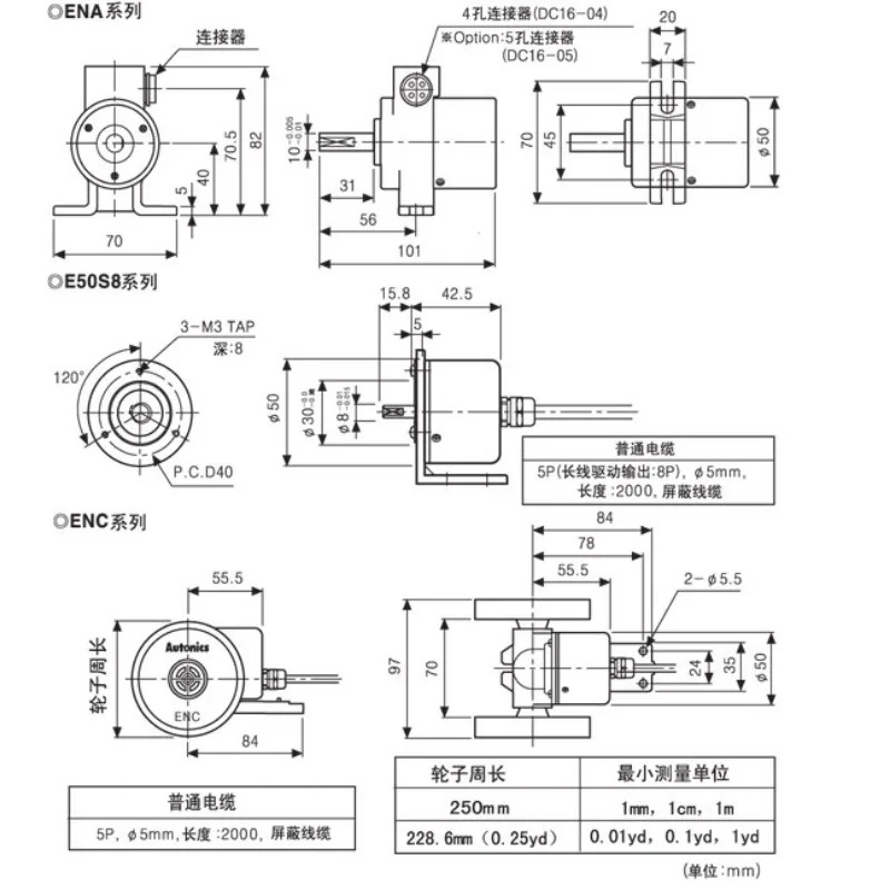 로터리 엔코더 E50S8-1024-3-T-24
