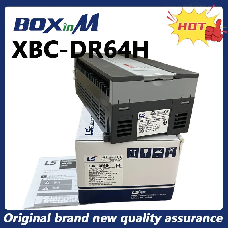 오리지널 어 LS XBC-DR64H PLC 프로그래밍 컨트롤러 모듈