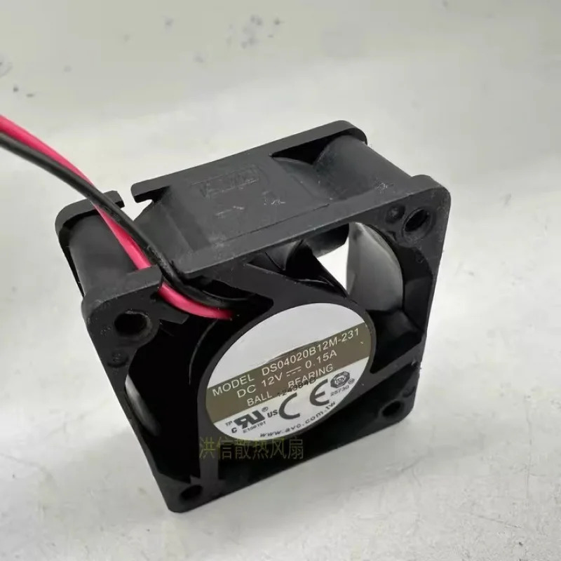 C 팬DS04020B12M DC12V 0.15A 4020 40x20MM 2선 냉각팬