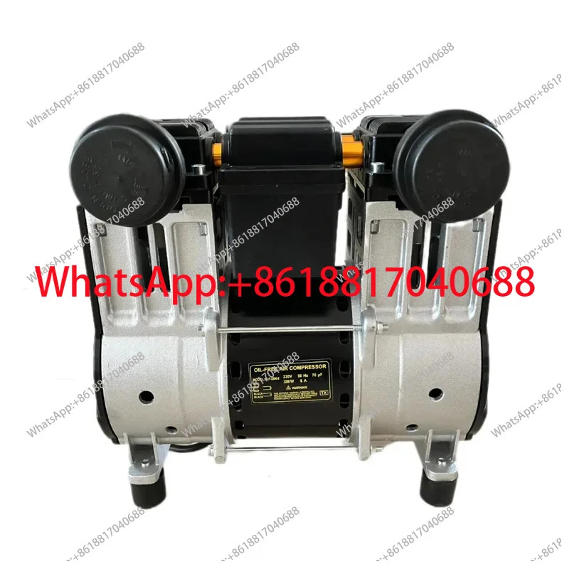 2200W 220V 200L/min 0.7mpa 무소음 오일프리 엔진 펌프 헤드 에어 압축기 액세서리