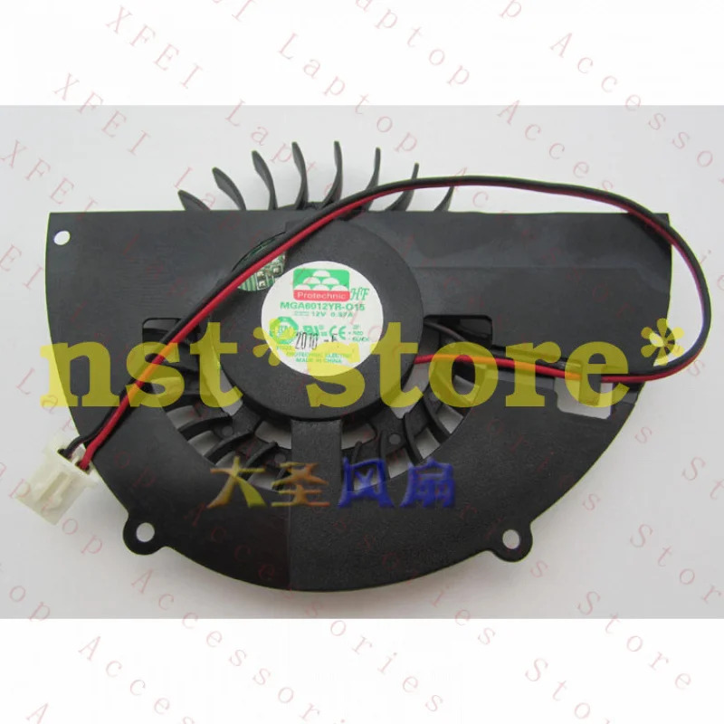 C 프로테크닉 MGA6012YR-O15 서버 냉각팬 80x60x12mm DC12V 0.37A 2핀용