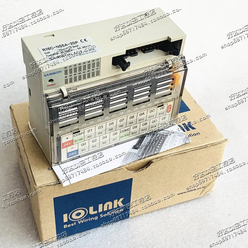 오리지널 산 3상 계전기 모듈 R16C-NS5A-20P 포장