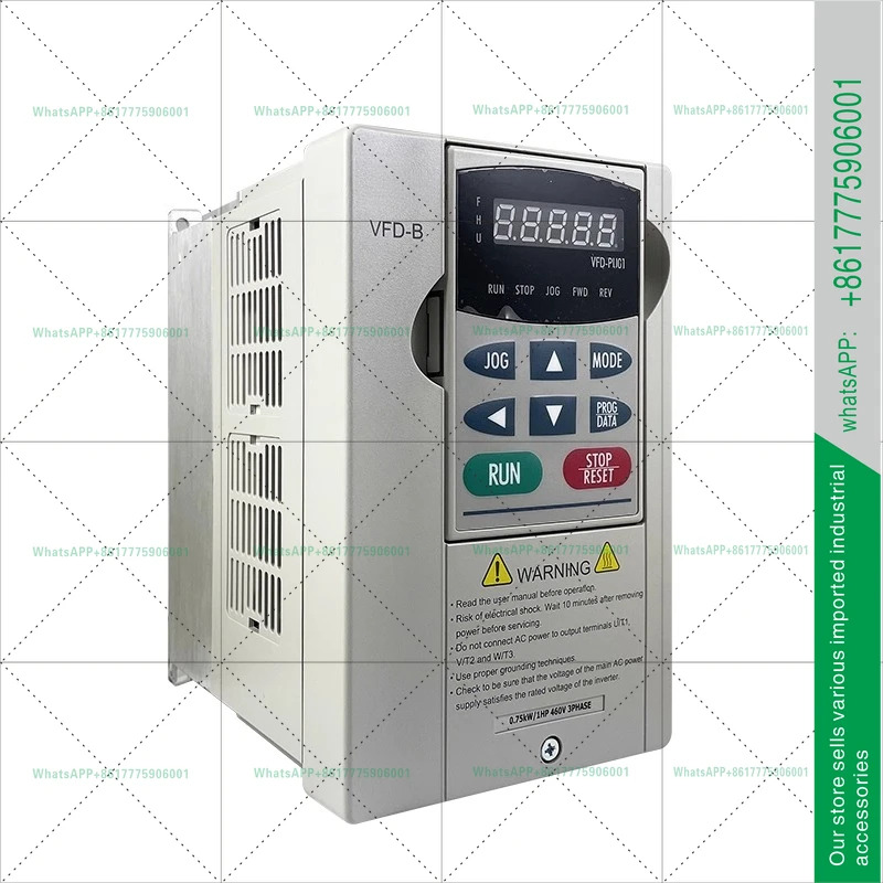 VFD185B43AB 시리즈 인버터 VFD007B21A 벡터형 단상 3상