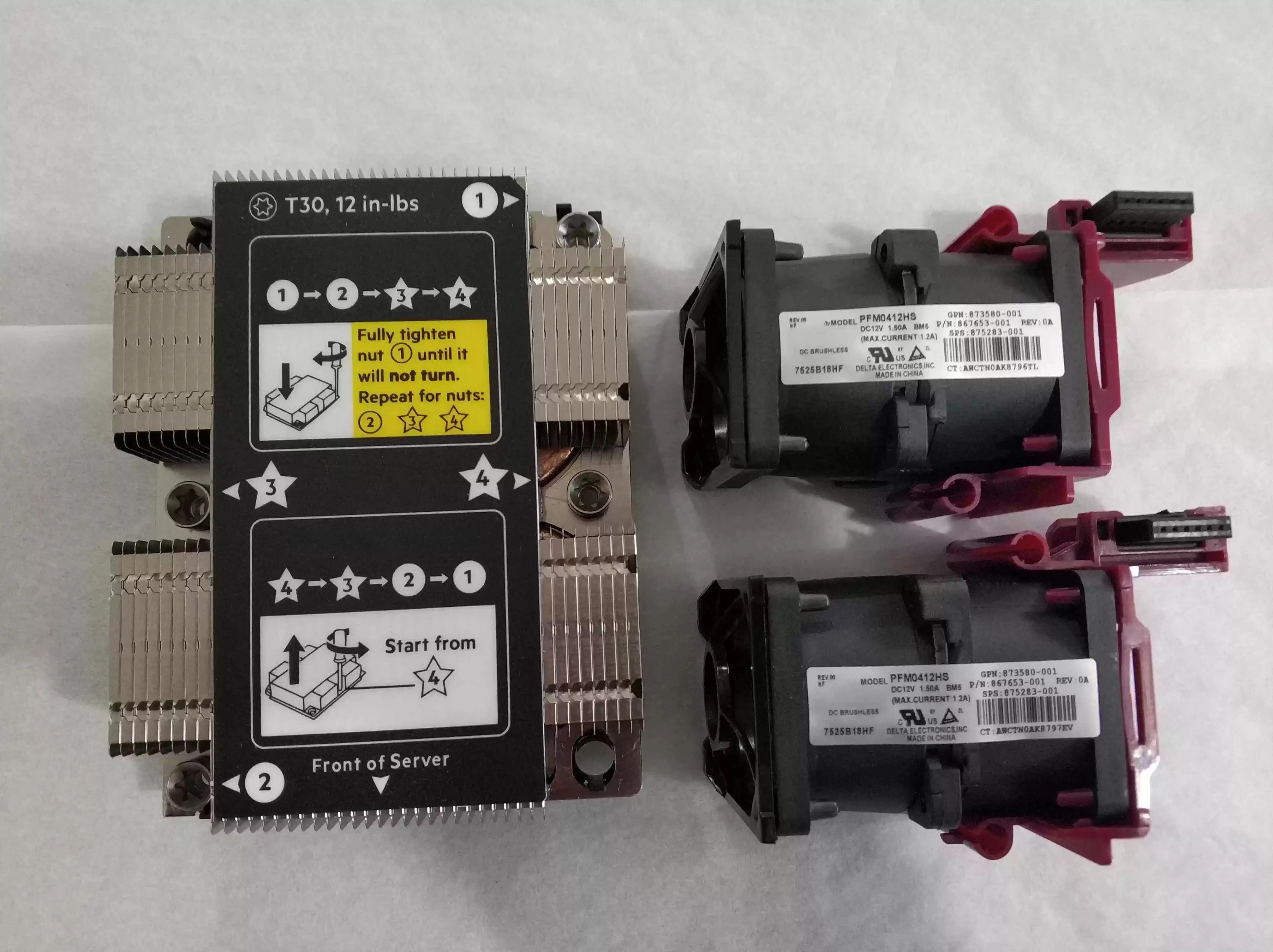 hp호환 DL360 G10 Gen10 히트싱크신 867650-001 873588-001 872452-001 냉각팬 873580-001 867653-001 875283-001