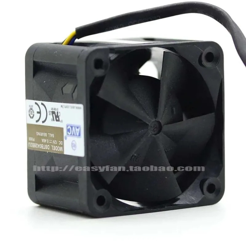 JFG CDBTB0428B2U 12V 0.48A 4CM 4028 4핀 냉각팬