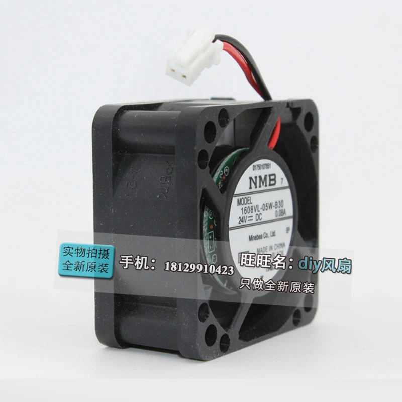JFG NMB-MAT Minebea 1608VL-05W-B30 4020 24V 이볼 베어링 4CM 냉각팬
