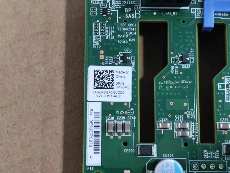 DELL R740/R740XD/R640 MWY54 PGJ4P 58D2W P1MJ3 R3GPC 하드 백플레인리퍼