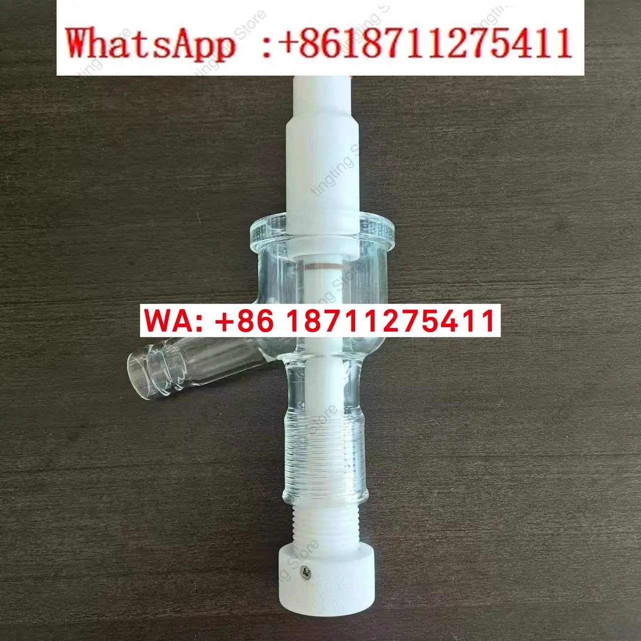 80 플랜지 풀 PTFE 배출 하단 밸브 DN25 유리 반응기 액세서리