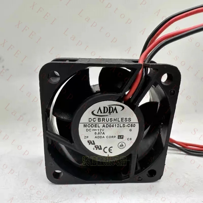 C ADDA 팬 AD0412LS-C50 DC12V 0.07A 4020 40x20MM 2선 냉각팬