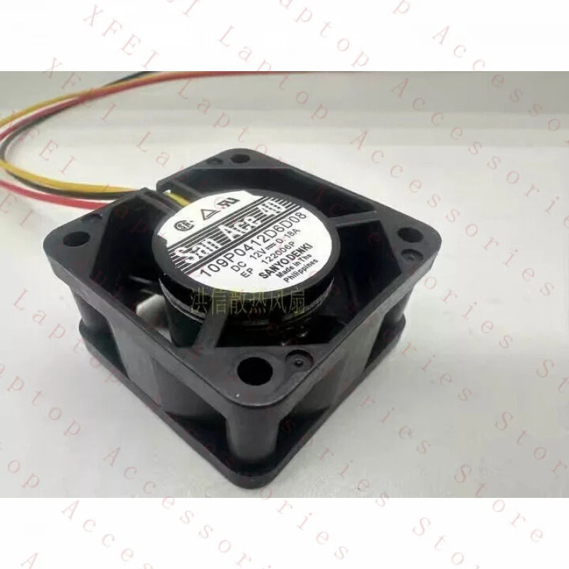 C 109P0412D6D08 4020 DC12V 0.18A 4CM 3선 냉각팬
