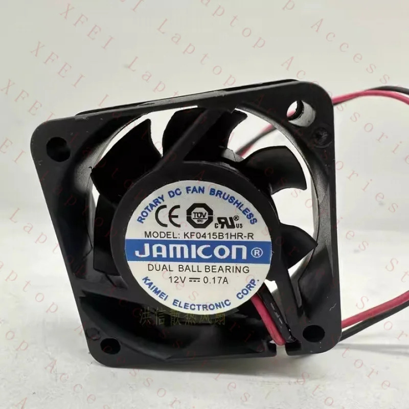 C JCON 팬KF0415B1HR-R DC 12V 0.17A 4015 40x15MM 2선 냉각팬