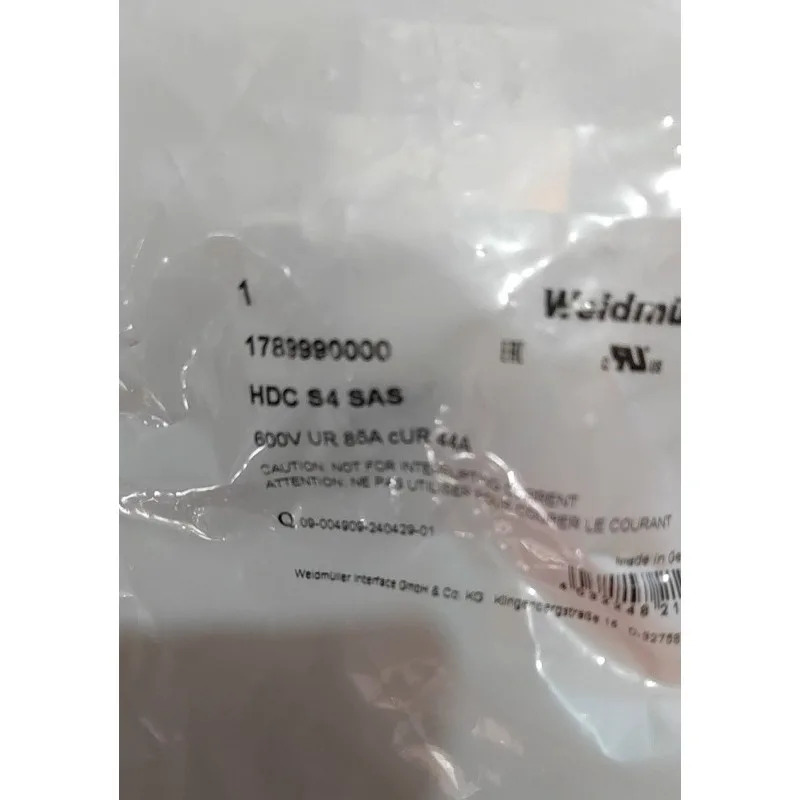 Weidmller 헤비듀티 커넥터 HDC S4 SAS 1789990000