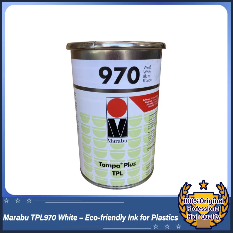 마라부 TPL970 화이트 플라스틱프리미엄 패드 인쇄 잉크