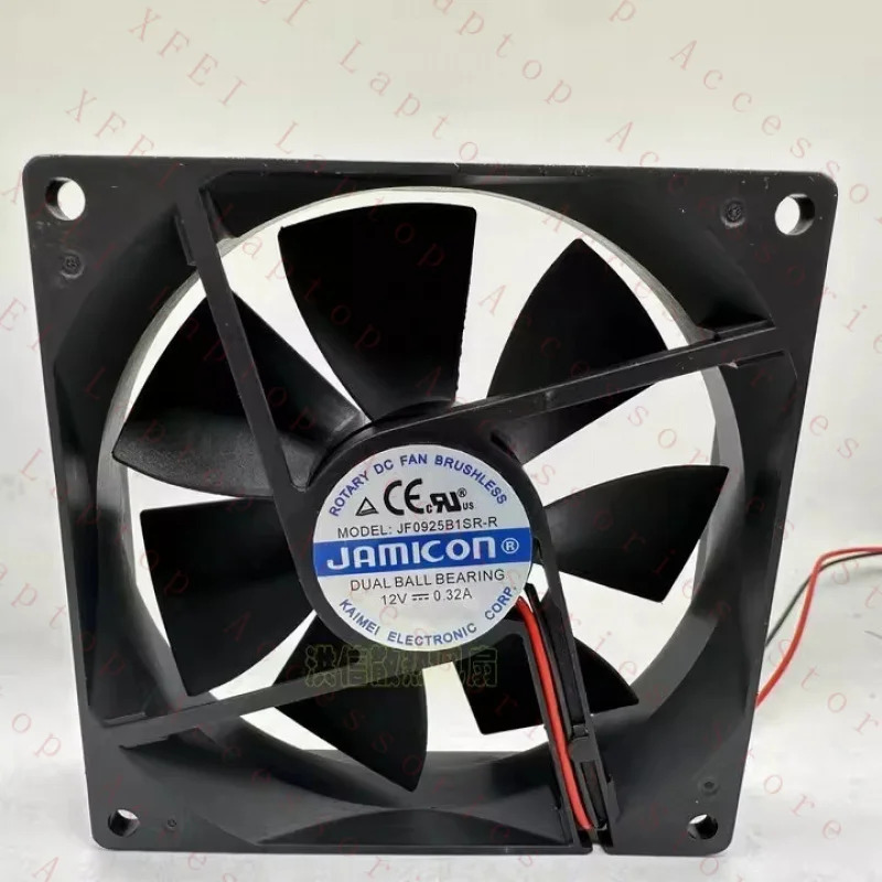 C JCON 팬JF0925B1SR-R DC12V 0.32A 9225 92x25MM 2선 냉각팬