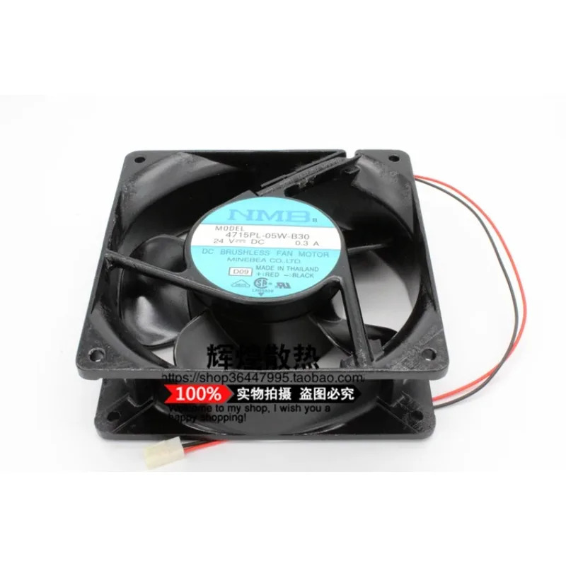 JFG NMB-MAT Minebea 4715PL-05W-B30 12038 24V 0.3A 주파수 변환기 냉각팬