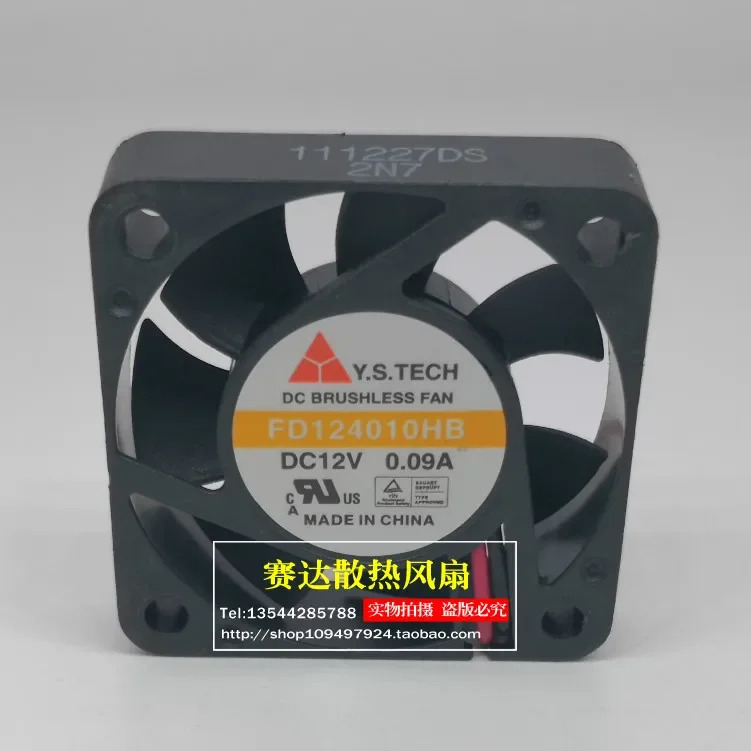 원산 Y JFG. S 4010 4CM 12V 0.09A 더블 볼 팬 FD124010HB 40x40x10mm