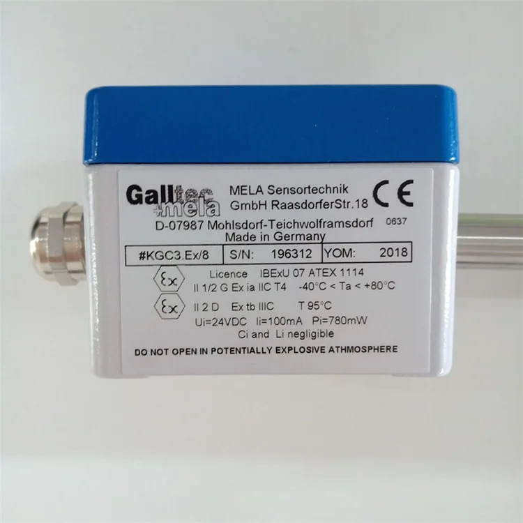 독일 GALLTEC 방염 온도 습도 트랜스미터 -20-80도 4-20ma KGC3.ex/8