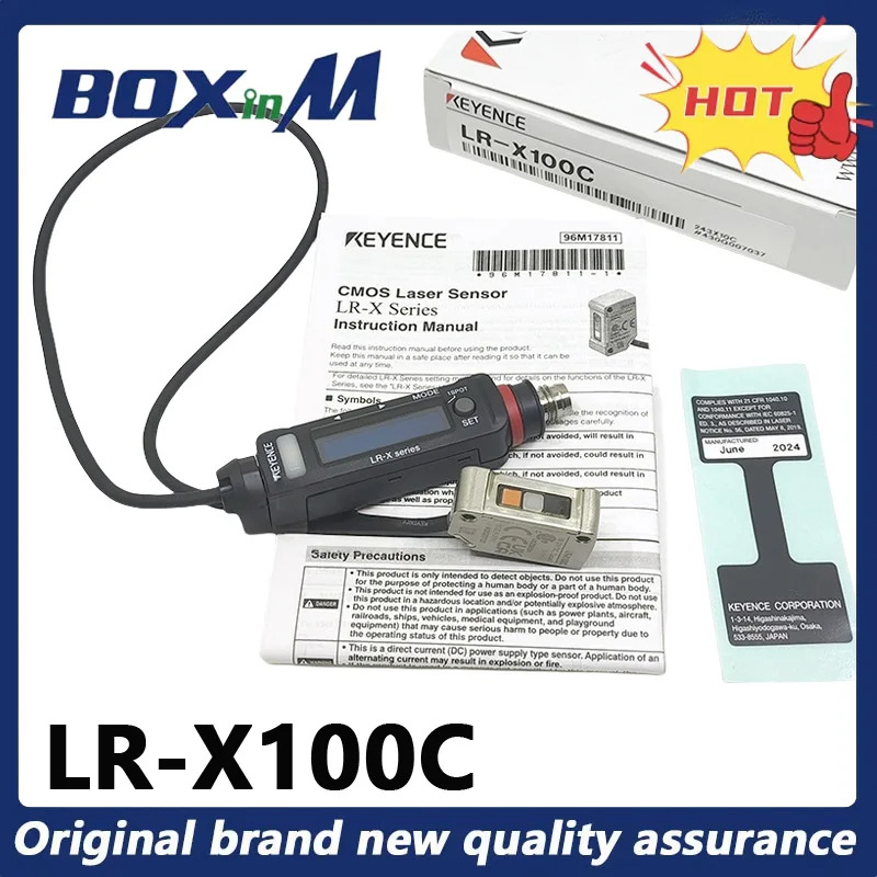KEYENCE LR-X100C 레이저 센서 감지 거리 100mm