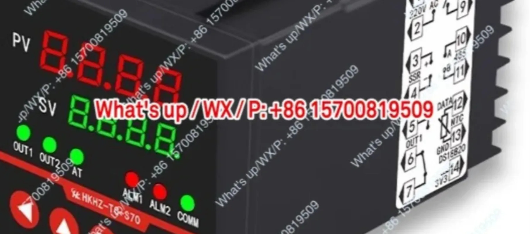 RS485 통신 기능 온도 조절기 디지털 디스플레이 지능형 완전 자동 PID
