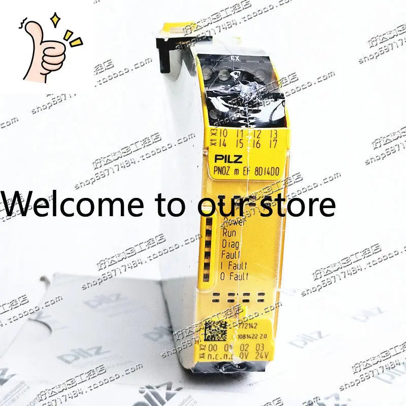 오리지널 Pilz 안전 릴레이 PNOZmEF 8DI4DO 772142
