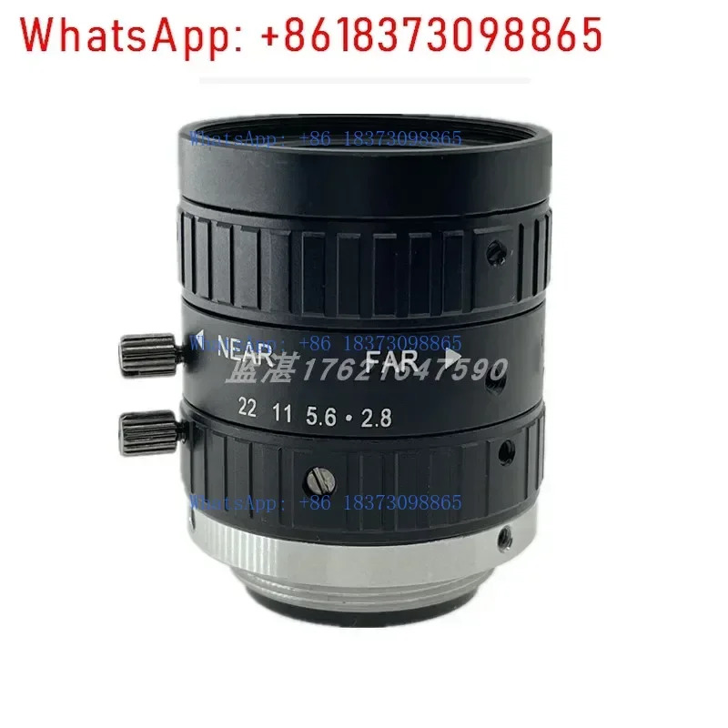 산업카메라 렌즈 2000만 화소 1.1인치 C-포트 고정 초점 6 8 12 16 25 35 50 75mm
