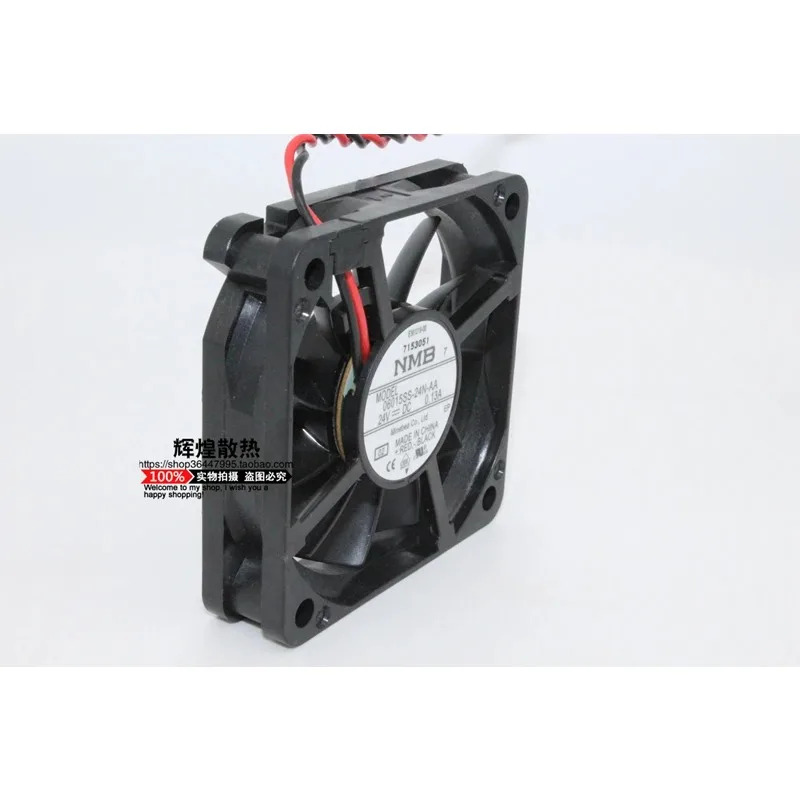 JFG NMB-MAT Minebea 06015SS-24N-AA 6015 24V 0.13A 6CM Fanuc 냉각팬용