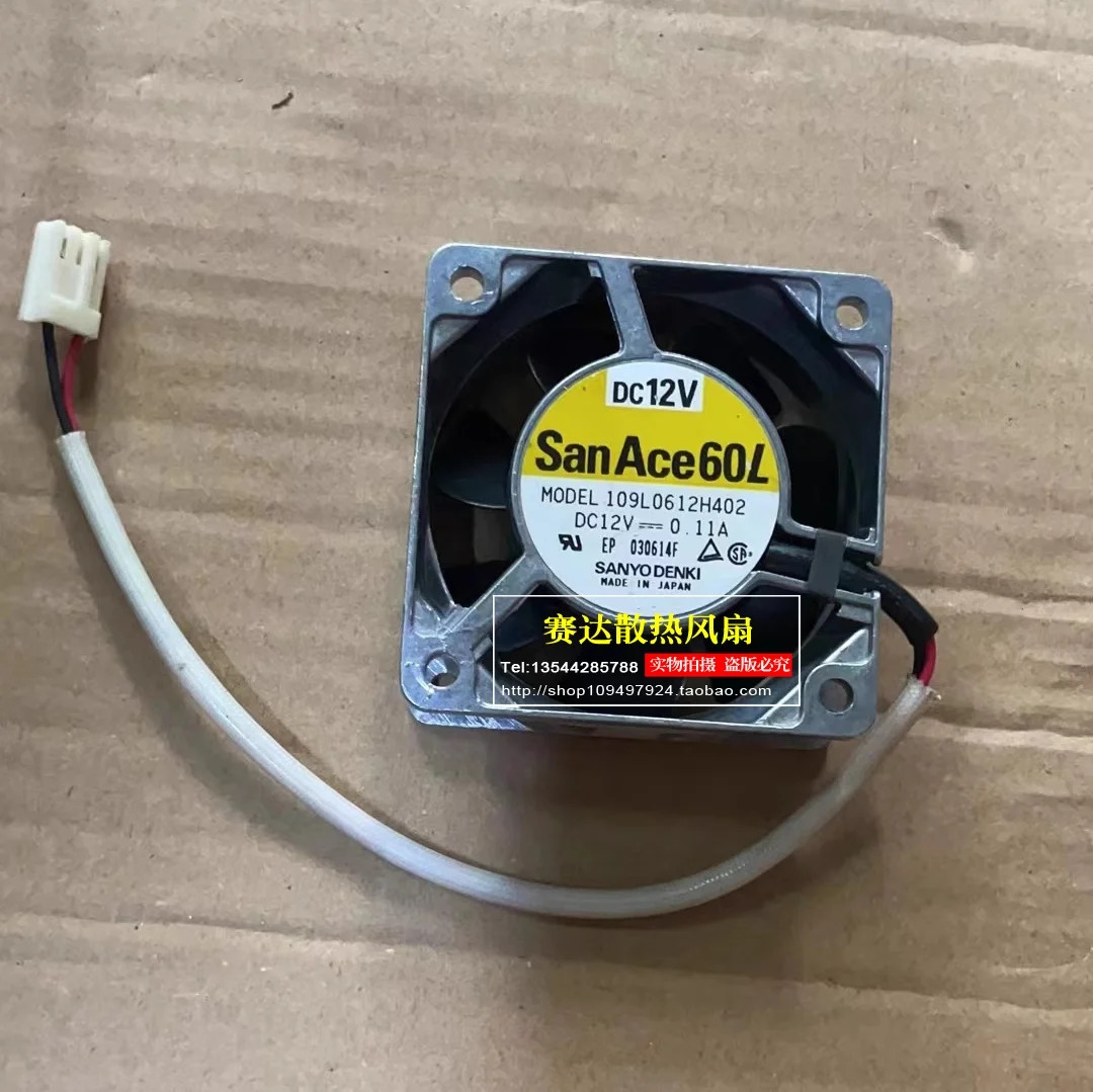 JFG 산요 산 에이스 60L 109L0612H402 6025 12V 0.11A 알루미늄프레임 냉각팬 60x60x25mm