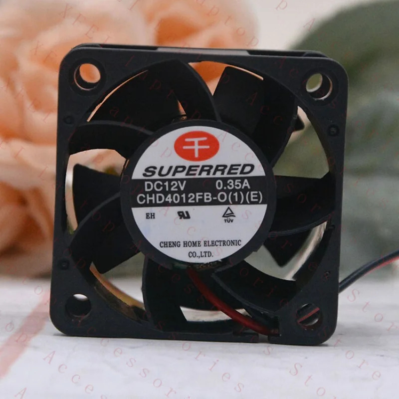 C Thousand Red 12v 0.35A 4028 CHD4012FB-0 스위치 저소음 냉각팬용.