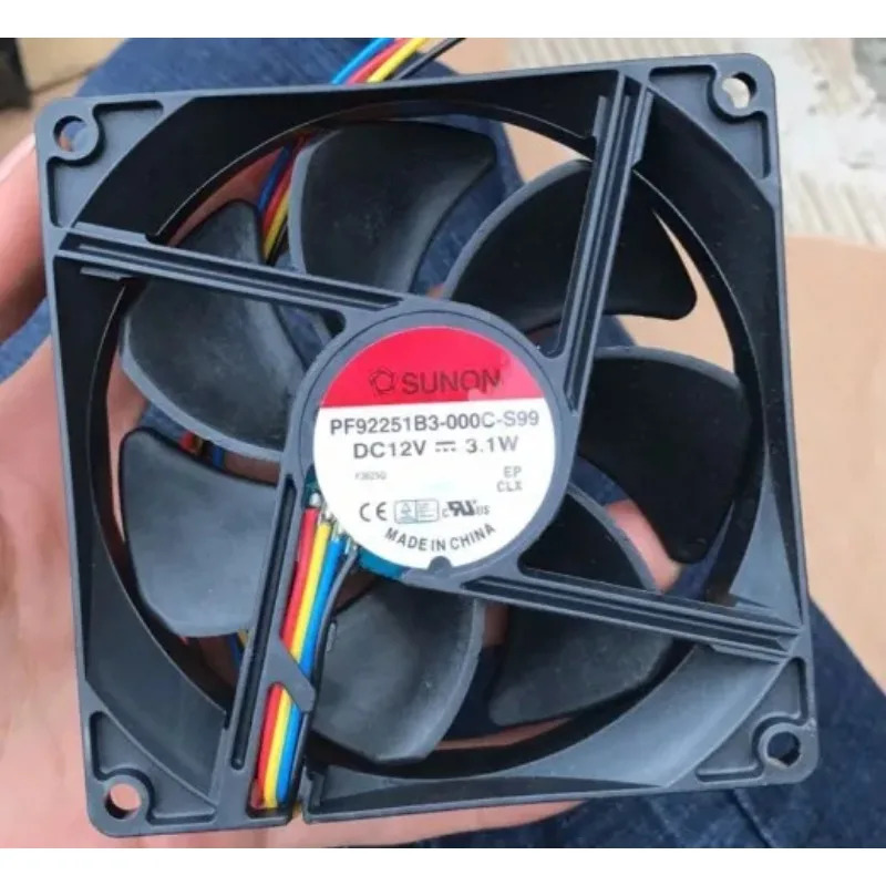 JFG for SUNON PF92251B3-000C-S99 9025 9225 9CM 4PIN 더블 볼 베어링 PWM 12V 3.1W 냉각팬