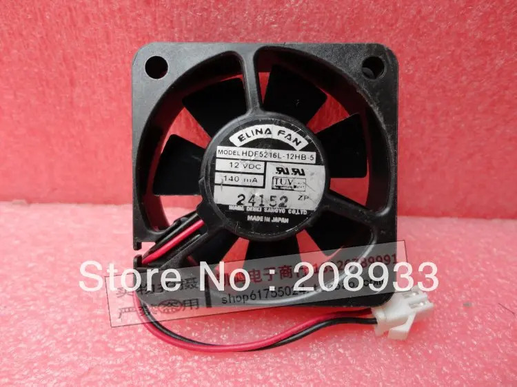 ELINA 5216L-12HB-5 12V 0.14A 5CM 5015 2 라CPU 팬