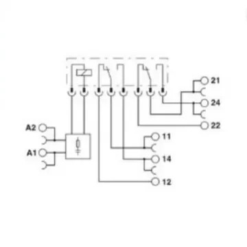 Phoenix PLC-RSC-24DC/21HC 릴레이 모듈 새