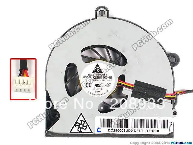 델타 KSB06105HB-AK1X KSB06105HB 노트북 5V 0.40A 팬