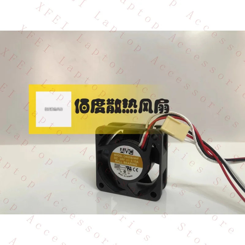 C C4020B24HF DC24V 0.15A 4CM 4020 3선 인버터 팬